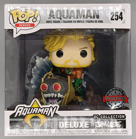 254 Aquaman - Deluxe - DC Jim Lee - Funko POP - Box Damaged
