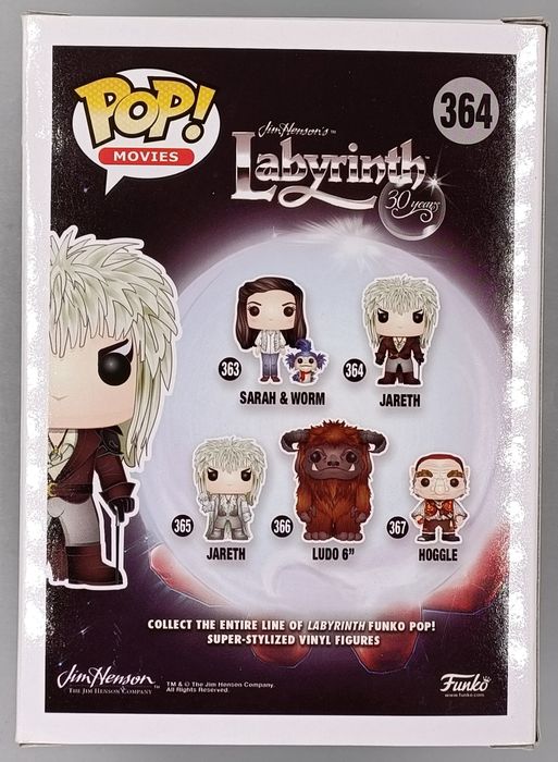 364 Jareth - Labyrinth - Funko POP - Box Damaged