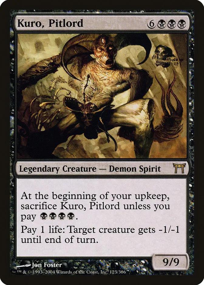 123 - Kuro, Pitlord - Champions of Kamigawa - Normal - Magic: The Gathering Card
