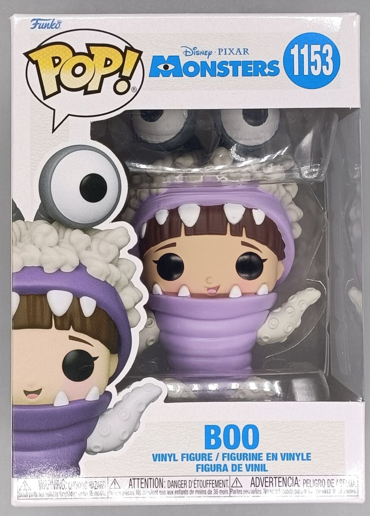 1153 Boo (Hooded) - Disney Pixar Monsters Inc Funko POP - Box Damaged Funko