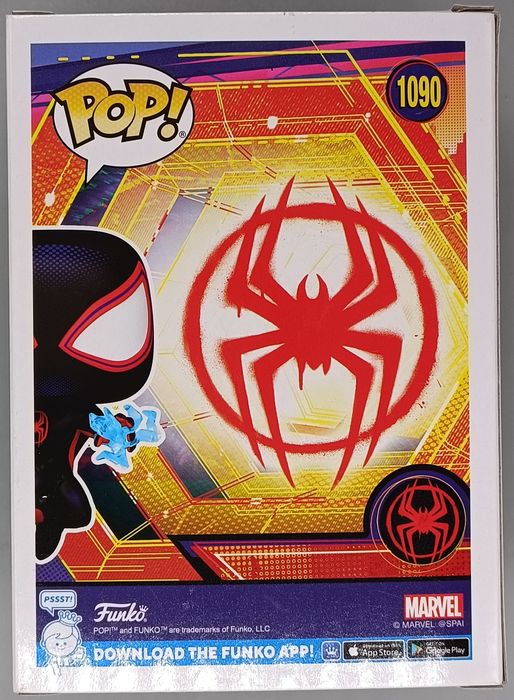 1090 Spider-Man (w/ Electricity) Marvel Spider-Verse Box Damaged Funko POP