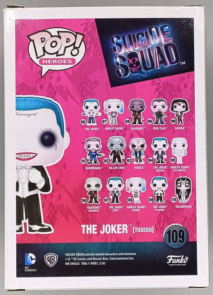 109 The Joker (Tuxedo) - Suicide Squad - Box Damaged Funko POP