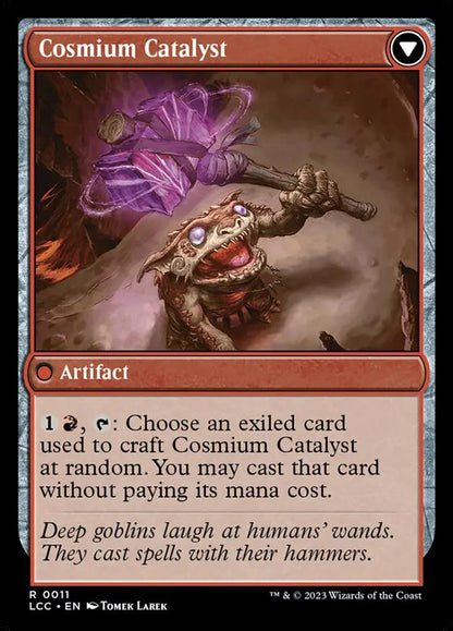 11 - Ore-Rich Stalactite // Cosmium Catalyst - The Lost Caverns of Ixalan Commander - Normal - Magic: The Gathering Card