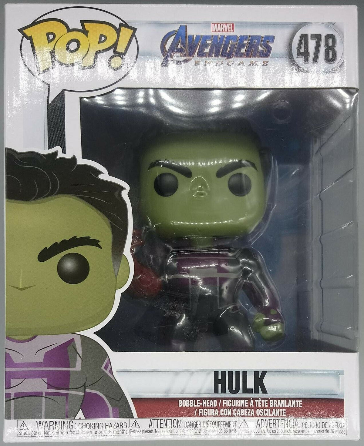 478 Hulk (w/ Gauntlet) 6 inch - Marvel Avengers Endgame Funko POP Funko