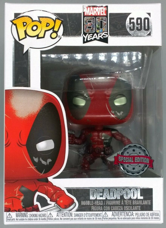 590 Deadpool (First Appearance) Metallic - Marvel Funko POP Funko