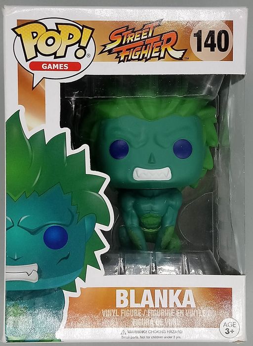 140 Blanka (Blue/Green) - Street Fighter - Box Damaged Funko POP Funko