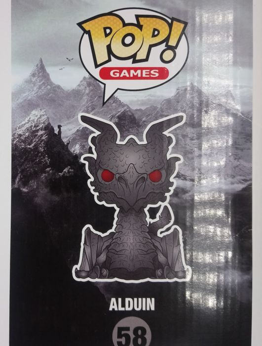 58 Alduin - 6 Inch - Elder Scrolls Skyrim - Box Damaged Funko POP