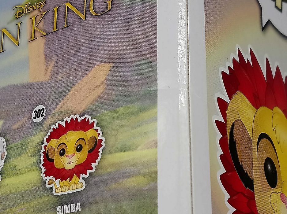 302 Simba (Leaf Mane) - Disney The Lion King - Funko POP - Box Damaged