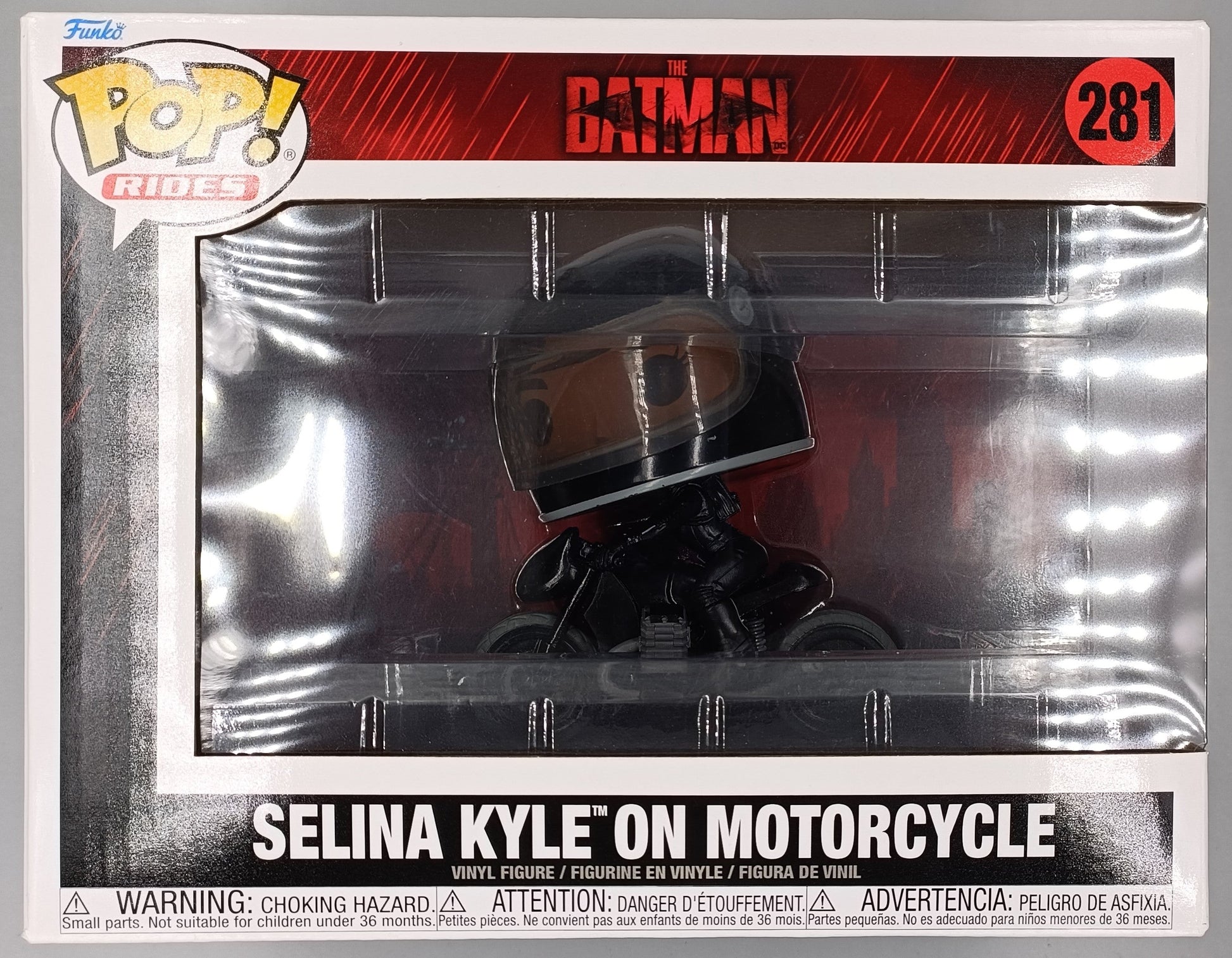 281 Selina Kyle on Motorcycle Rides - DC The Batman Funko POP