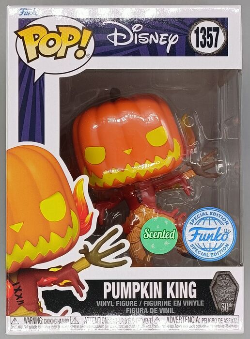 1357 Pumpkin King (Scented) - Disney The Nightmare Before Christmas Funko POP - Brand New Funko