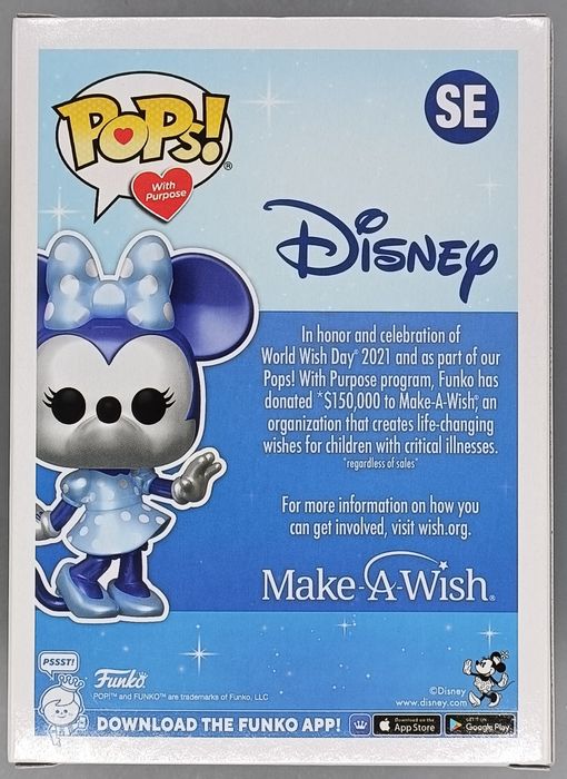 SE Minnie Mouse (MakeAWish) Metallic - Disney Funko POP