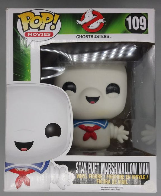 109 Stay Puft Marshmallow Man 6 Inch - Ghostbusters Box Damaged Funko POP Funko