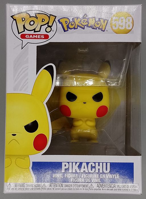 598 Pikachu (Grumpy) - Pokemon - Funko POP - Box Damaged