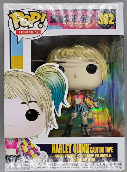 302 Harley Quinn (Caution Tape) - DC Birds of Prey Box Damaged Funko POP