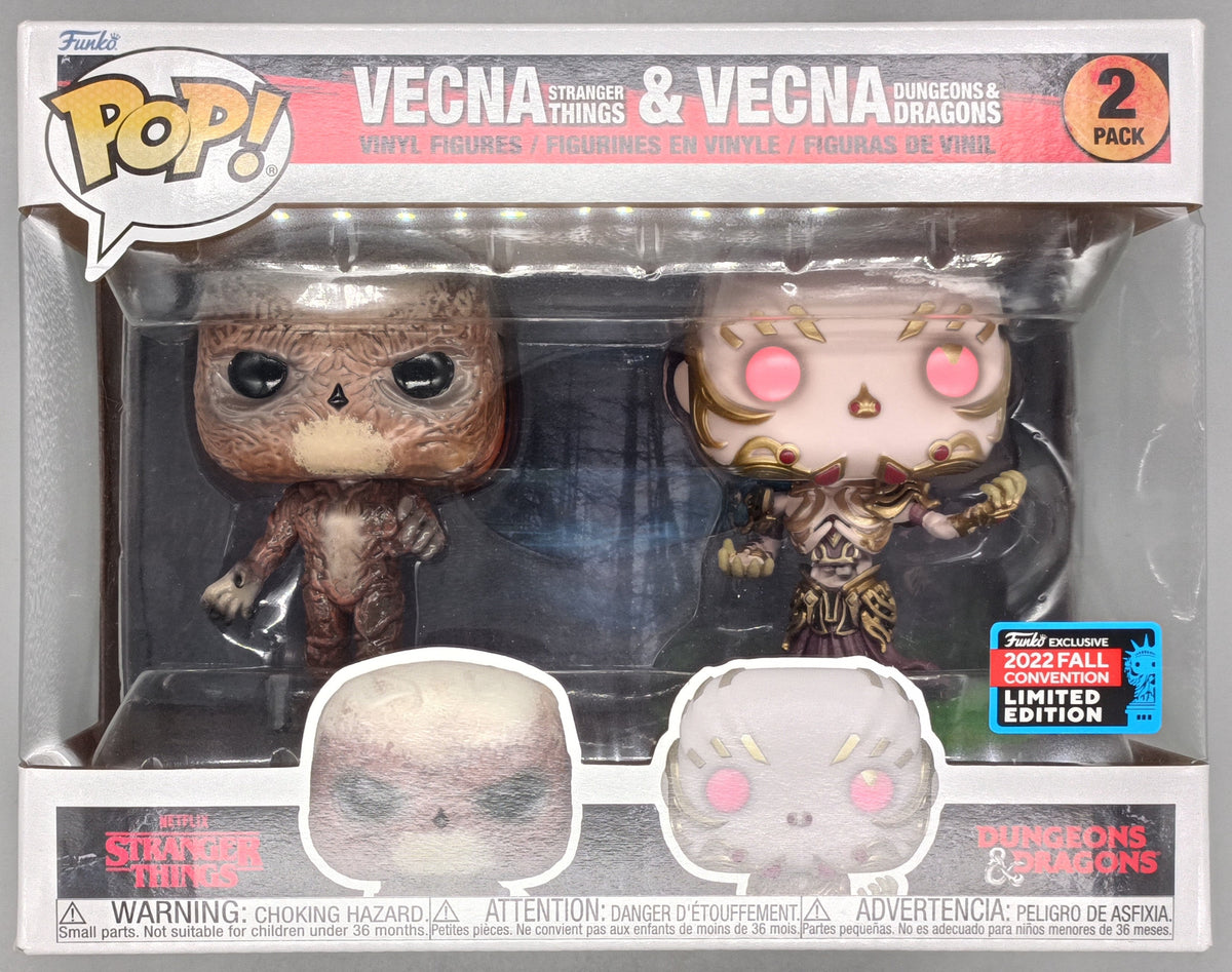 [2 Pack] Vecna & Vecna - Stranger Things - 2022 Con Funko POP Funko
