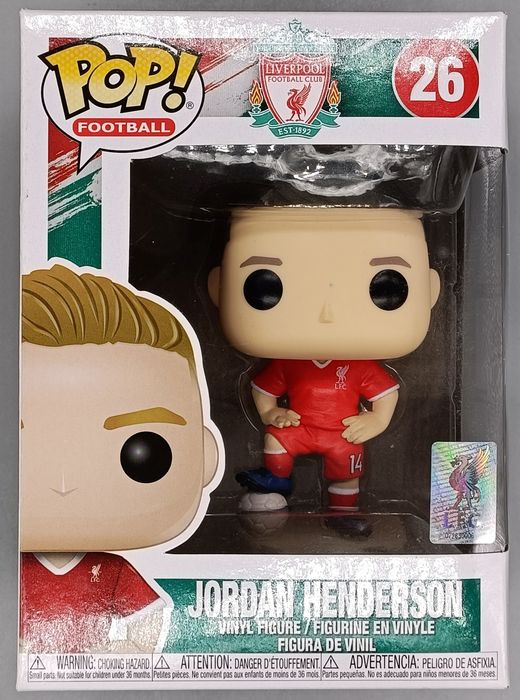 26 Jordan Henderson - Liverpool FC - Box Damaged Funko POP