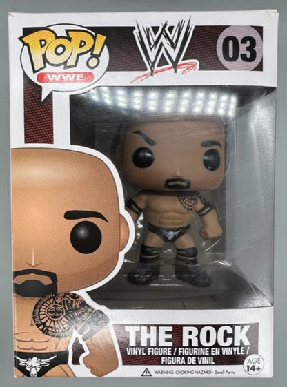 03 The Rock - WWE - Funko POP - Box Damaged Funko