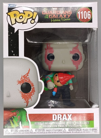 1106 Drax - Marvel Guardians Of the Galaxy Holiday Special - Funko POP - Box Damaged