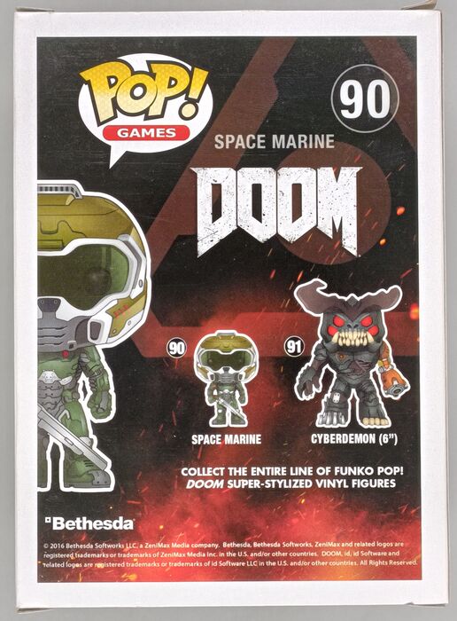 90 Space Marine - DOOM - Box Damaged Funko POP