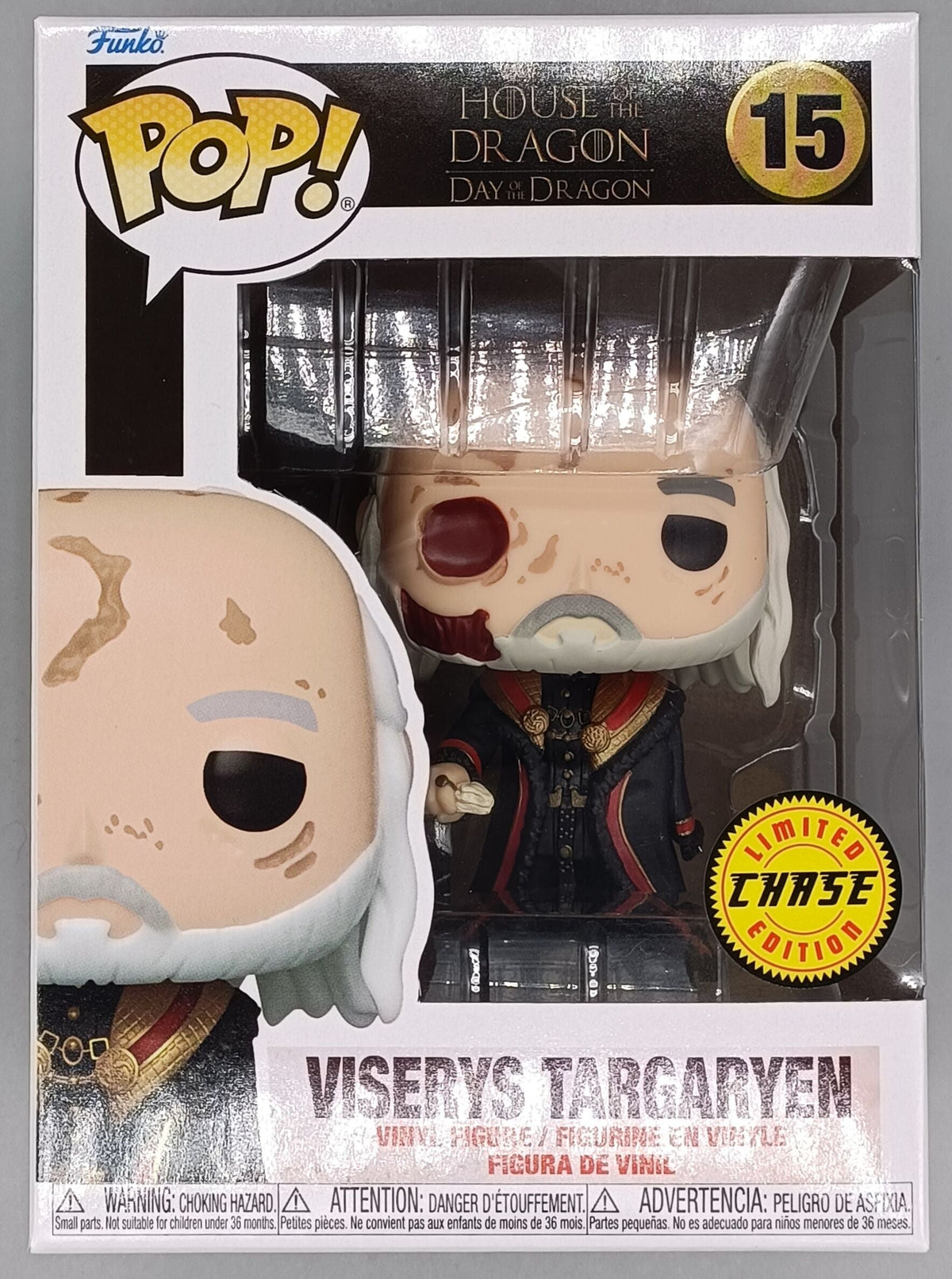 15 Viserys Targaryen - Chase - House of the Dragon Funko POP - Brand New Funko