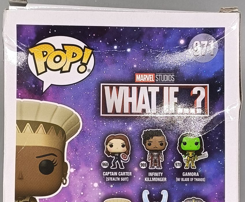 971 Queen General Ramonda - Marvel What if...? Box Damaged Funko POP