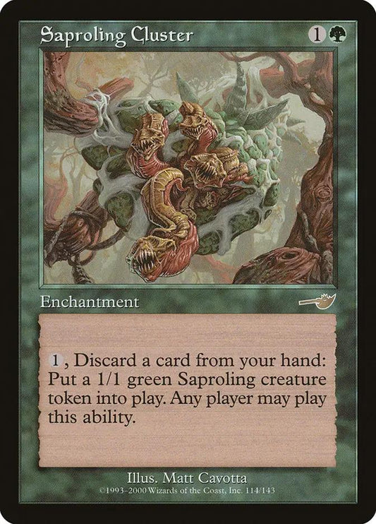 114 - Saproling Cluster - Nemesis - Normal - Magic: The Gathering Card