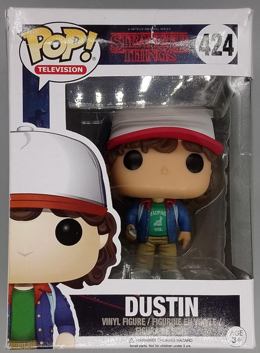 424 Dustin - Stranger Things - Box Damaged Funko POP Funko
