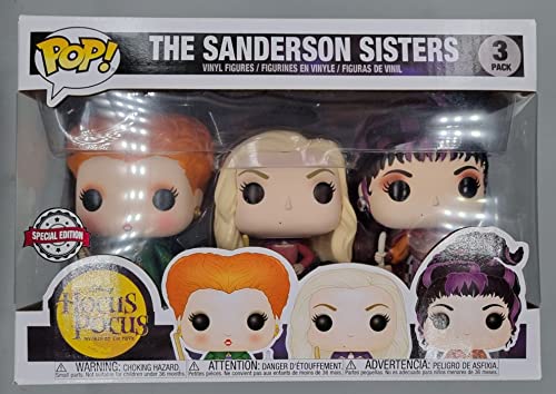 3 Pack The Sanderson Sisters (Flying) Disney Hocus Pocus - Funko POP - Damaged Box Funko