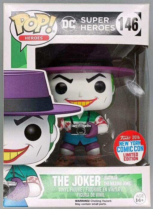 146 The Joker (Killing Joke) - DC Super Heroes - Box Damaged Funko POP Funko