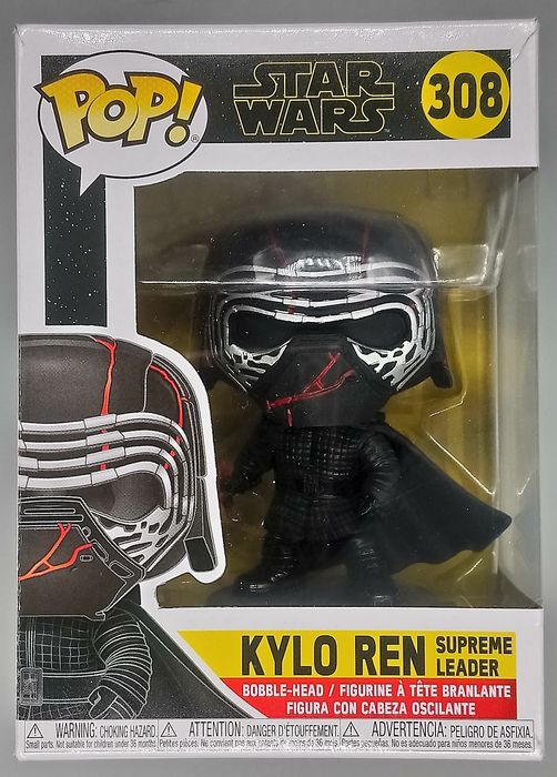308 Kylo Ren (Supreme Leader) - Star Wars - Box Damaged Funko POP Funko