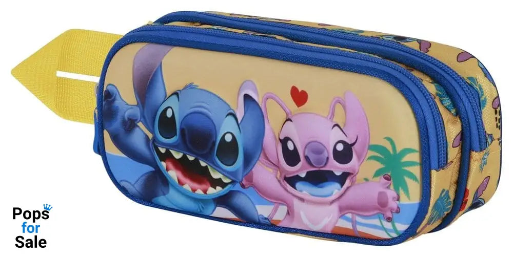 Lilo & Stitch 3D Double Pencil case Ocean Blue