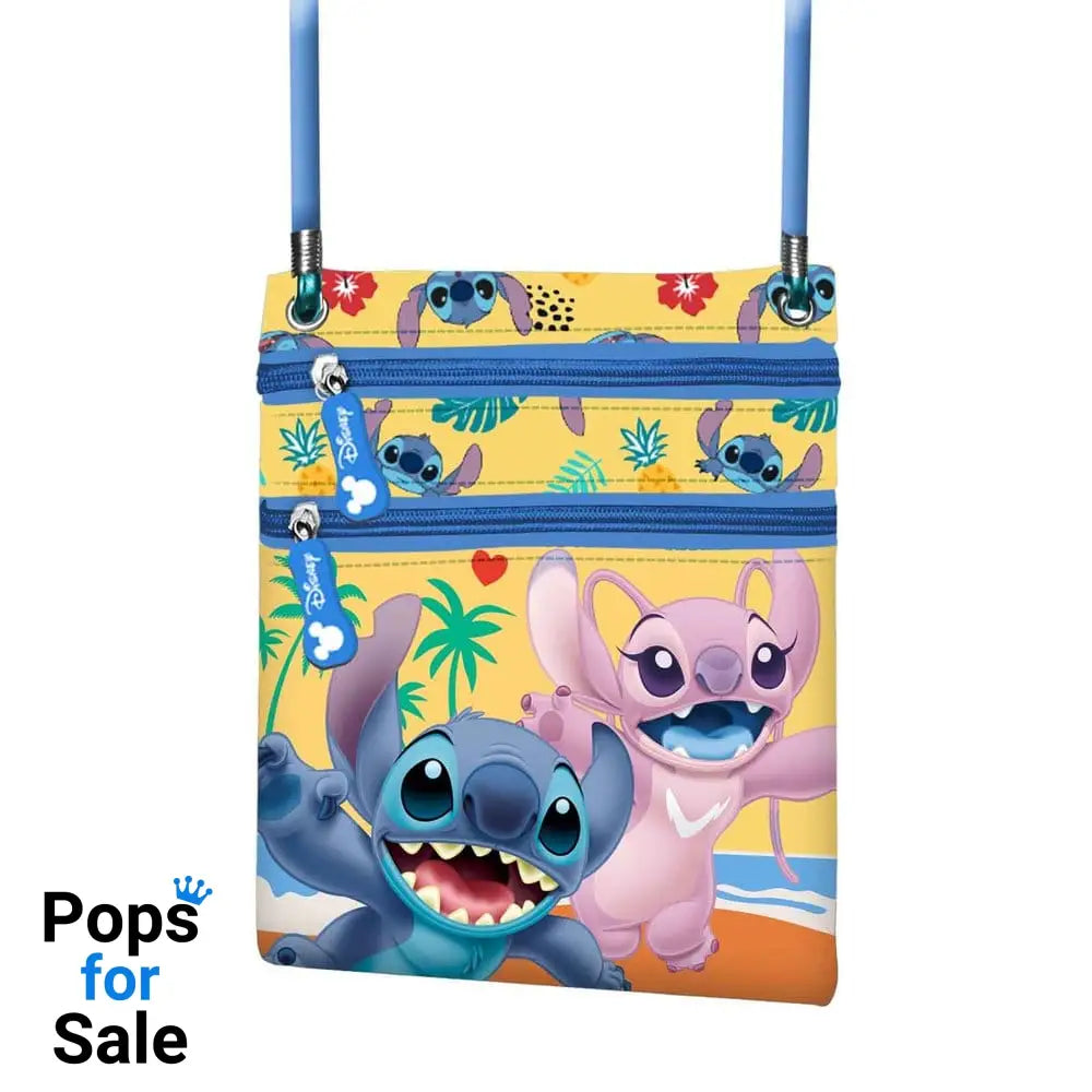 Lilo & Stitch Action Vertical Crossbody Bag Ocean Blue
