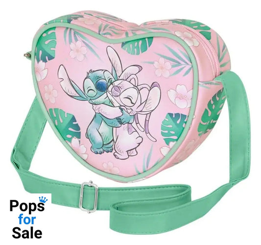 Lilo & Stitch Casual Heart Crossbody Bag Hug Pink