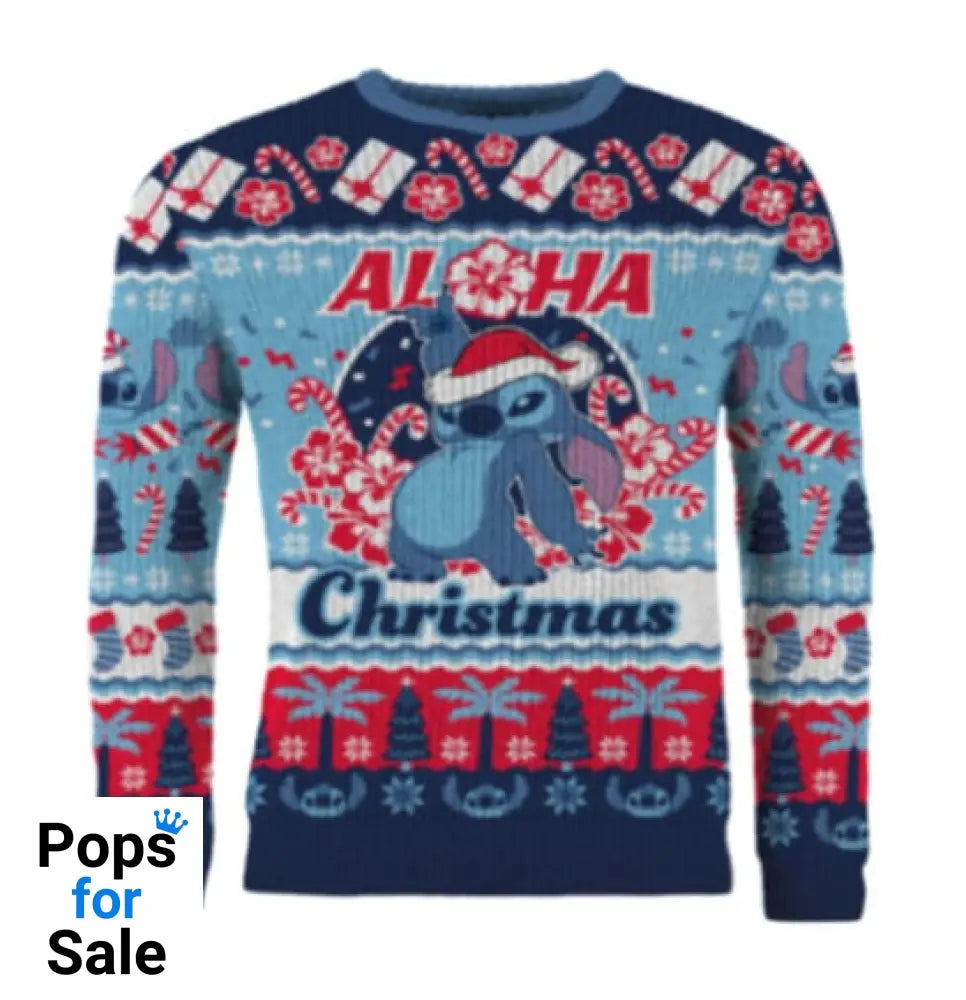 Lilo & Stitch Christmas Sweater Stitch Aloha Christmas  Size M