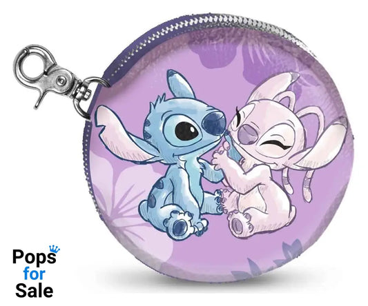 Lilo & Stitch Face-Cookie Coin Purse Stitch & Angel Pink