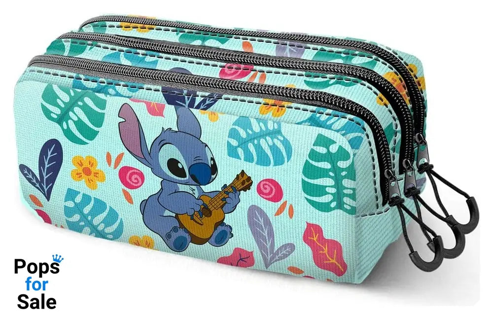 Lilo & Stitch Fan Trick Pencil case 2.2 Guitar Green