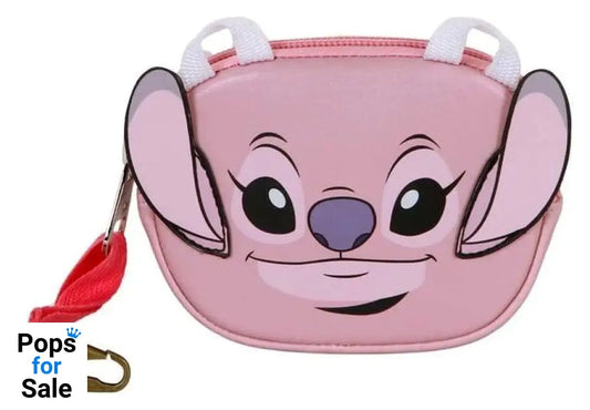 Lilo & Stitch Pill Coin Purse Angel Face Pink