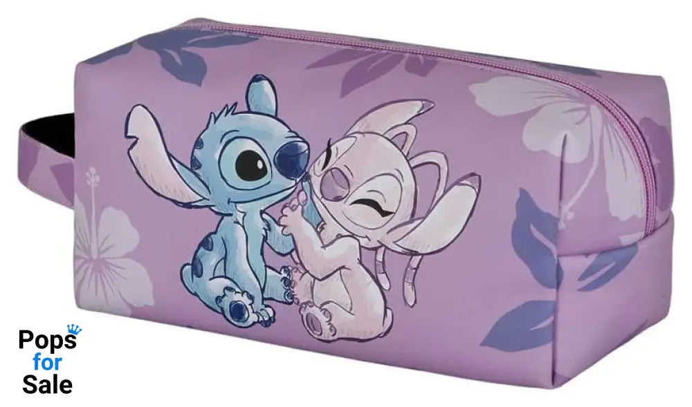 Lilo & Stitch Plus Brick Travel Toiletry Bag Stitch & Angel Pink