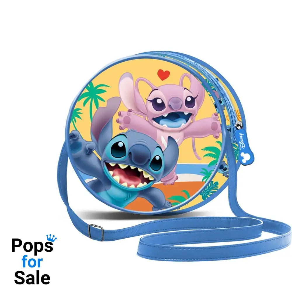 Lilo & Stitch Round Crossbody Bag Ocean Blue