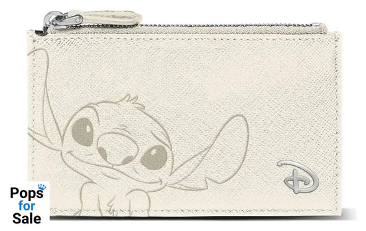 Lilo & Stitch Slim Card Holder / Mini Purse Cream Off-white