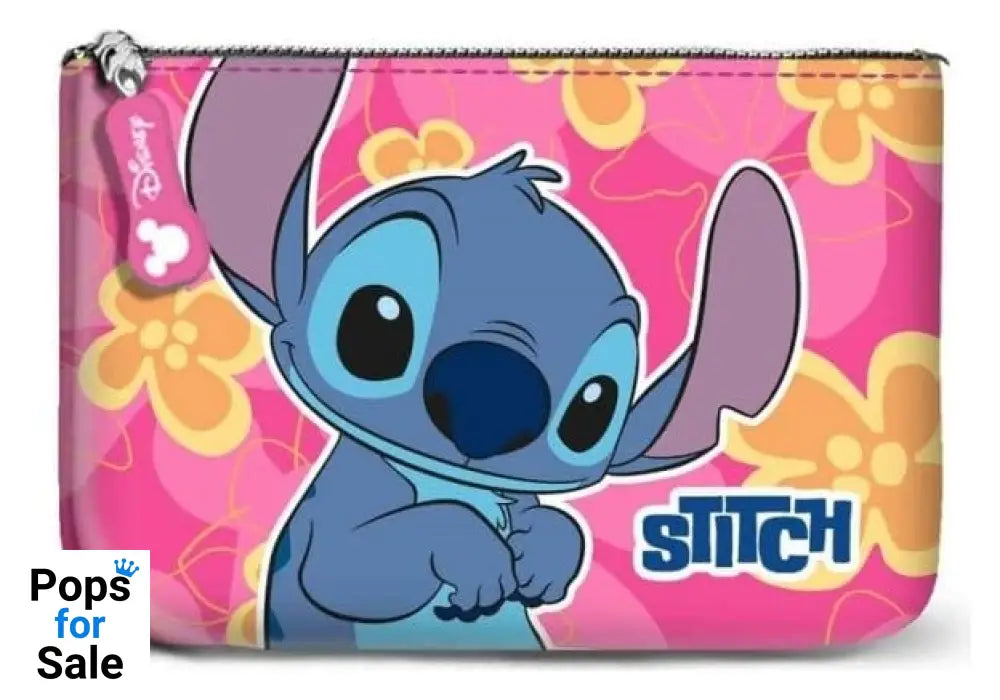 Lilo & Stitch Small Square Coin Purse Cute Pink