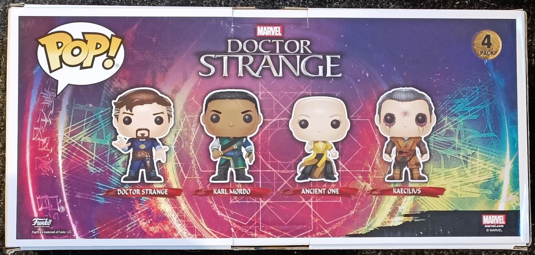 [4 Pack] Doctor Strange Disney Store Limited 4000 Pc Box Damaged Funko POP