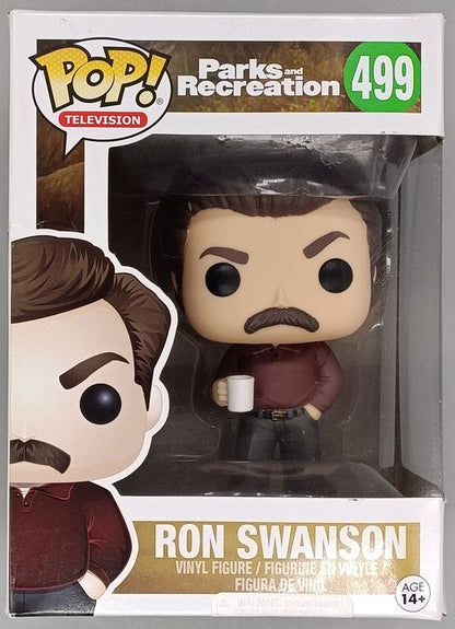 499 Ron Swanson - Parks and Recreation - Box Damaged Funko POP