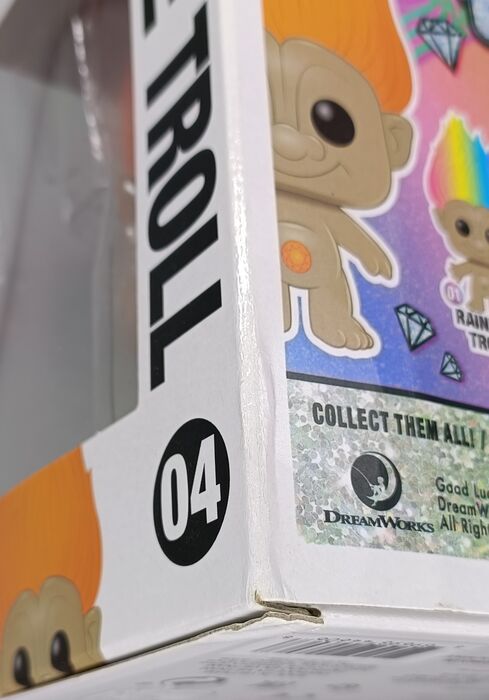 04 Orange Troll - Trolls - Box Damaged Funko POP