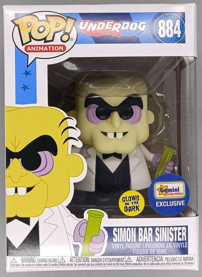 884 Simon Bar Sinister - Glow - Underdog Funko POP Funko