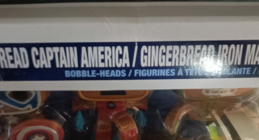 [4 Pack] Marvel Gingerbread Captain America & Iron Man & Hulk & Thor - Holidays - Box Damaged Funko POP