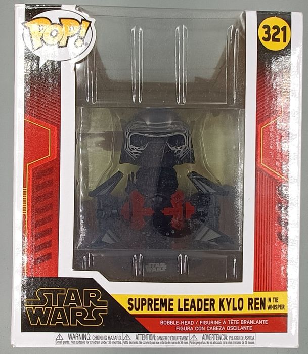 321 Supreme Leader Kylo Ren (TIE Whisper) Deluxe Sta Box Damaged Funko POP