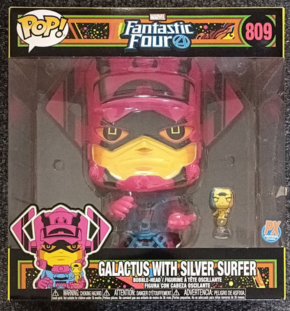 809 Galactus (with Silver Surfer Blacklight) 10 Inch Marvel Fantastic Four Funko POP - Box Damaged
