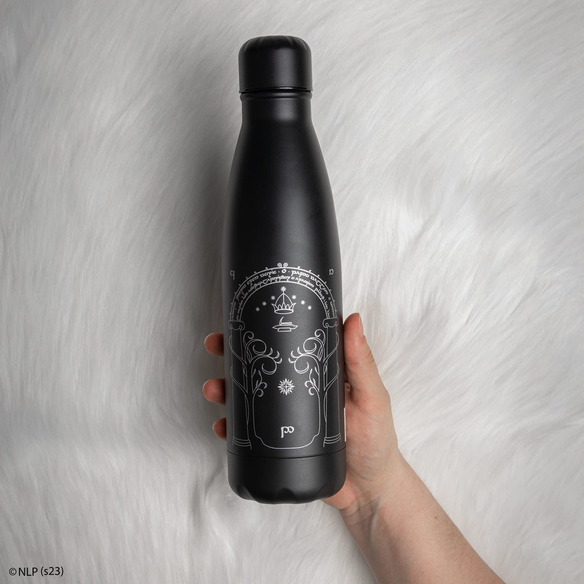 Lord of the Rings Thermo Metal Water Bottle Gate of Moria [New]