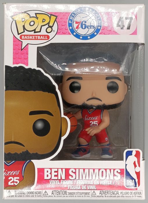 47 Ben Simmons - NBA Philadelphia 76ers - Box Damaged Funko POP Funko
